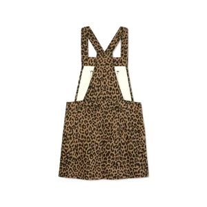 TARGET (art class) JUNIORS LEOPARD PRINT OVERALL DRESS